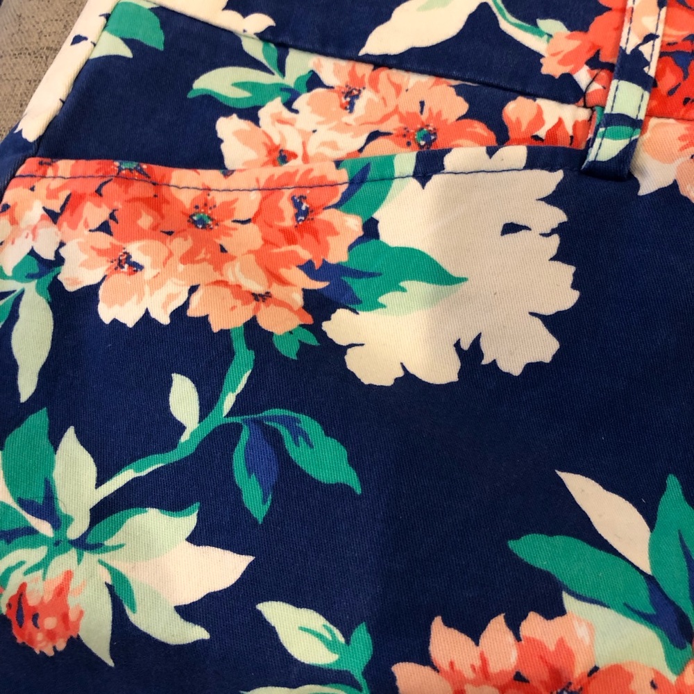 Lands' End Floral Shorts